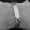 Vnox Stainless Steel ID Bracelet for Men Custom Name Birthday Gift Party Jewelry 8.2 inchs ► Photo 3/6