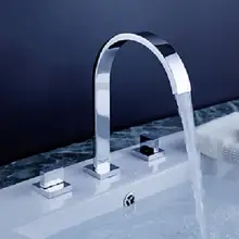 Смеситель для ванной комнаты смеситель горячей и холодной воды torneira do banheiro раздельный кран на бортике двойная ручка кран для раковины 3 отверстия