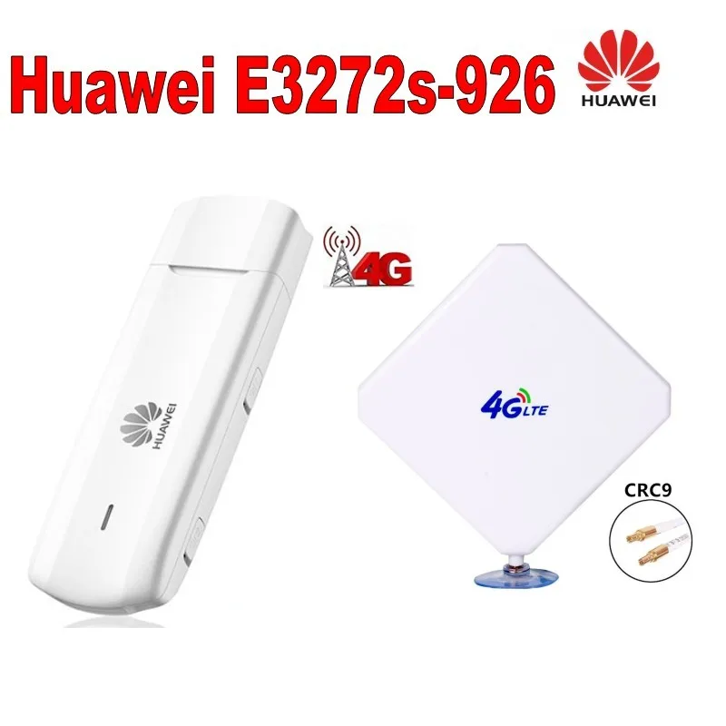 4G LTE USB Dongle sim-карта модем huawei E3272+ модель zte 4G 35dBi усилитель Сигнала Антенна CRC9