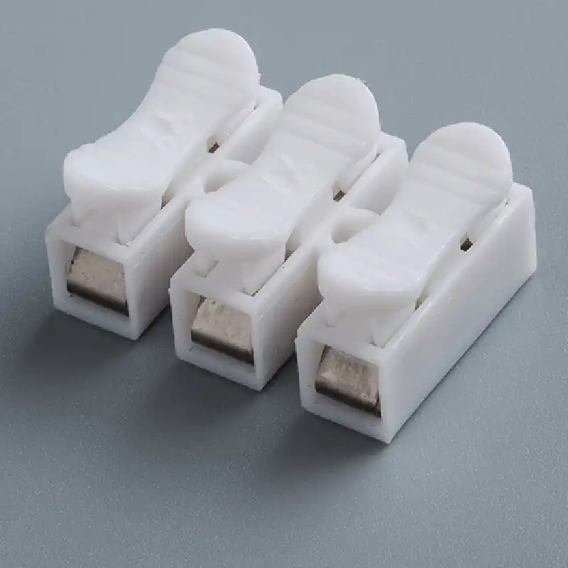 10pcs Ch 3 Wire Connector Terminal Block Connector Row Column Push Butt Led Lamps For Ceiling Lamp 0 380v Ali88