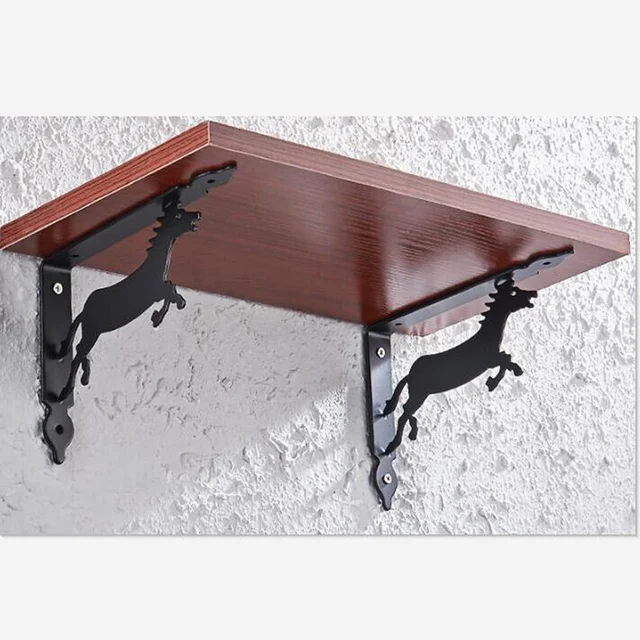 2pcs wall mounted bracket table support shelf bracket right angle