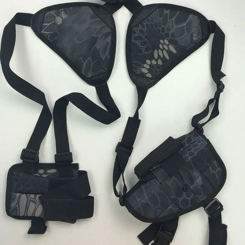 

Kryptek Mandrake Black Durable Tactical Gun Holster RH Universal Gun Pistol Shoulder Holster Bag Airsoft Hunting Gun Accessories