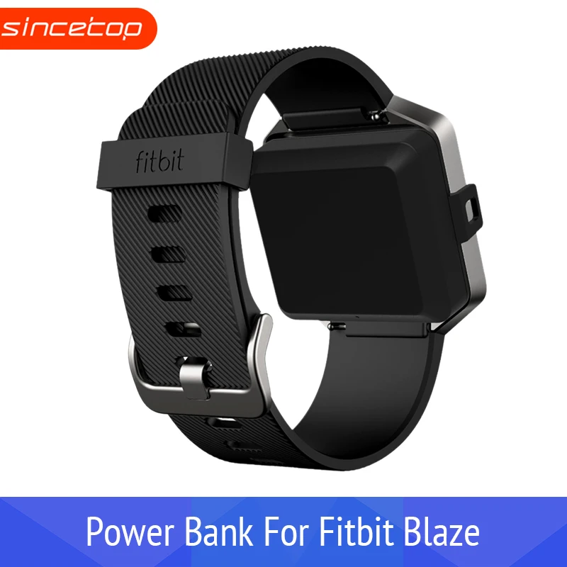 Для Fitbit blaze Smart Watch mobile power supply base 400 мАч встроенный аккумулятор для удаления USB Power