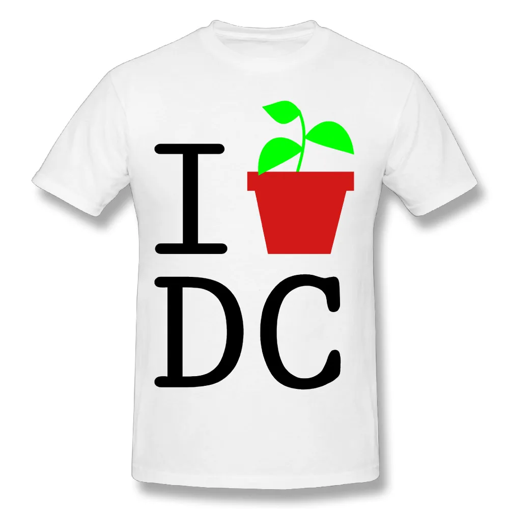 Новые мужские высококачественные хлопковые футболки I Plant DC DIY Футболки с круглым