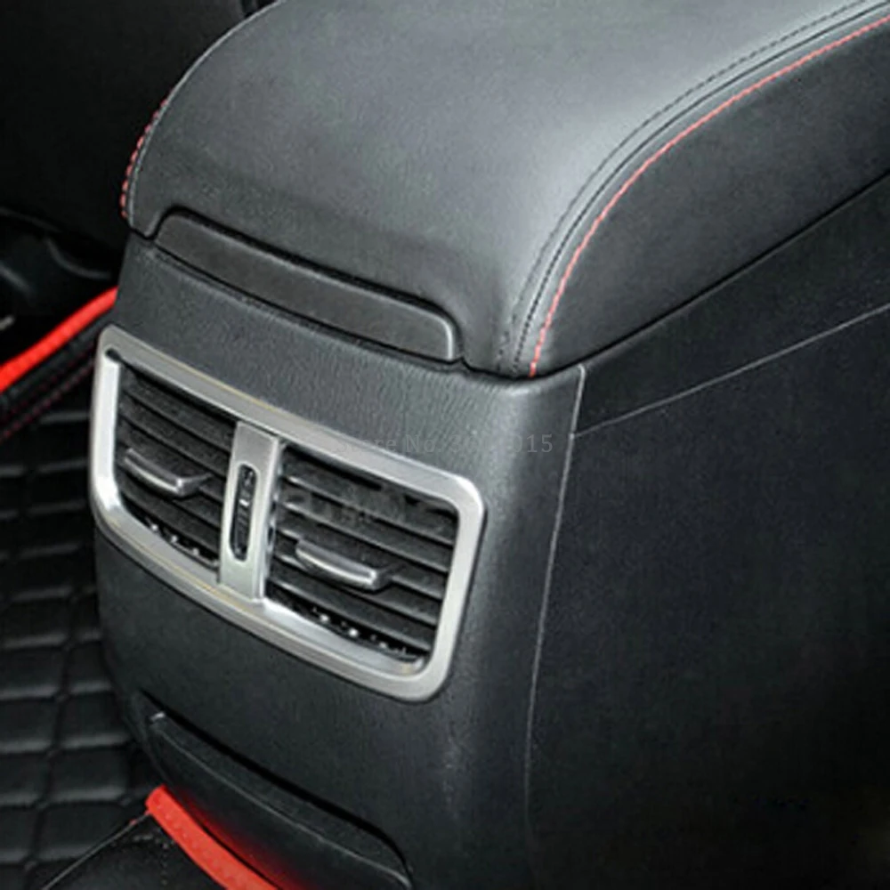 

For Mazda 6 Atenza 2013-2017 Car Styling Parts Middle Control Rear Air Condition Vent Outlet Covers Trim Interior Accessories