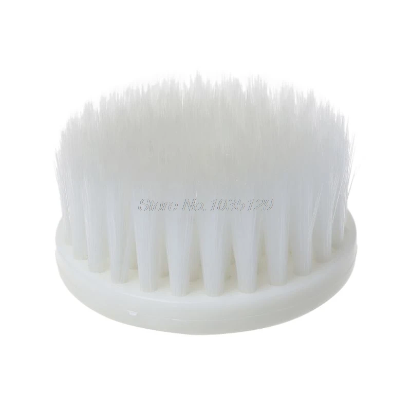 

60mm White Soft Drill Powered Brush Head For Cleaning Car Carpet Bath Fabric New Whosale&DropShip