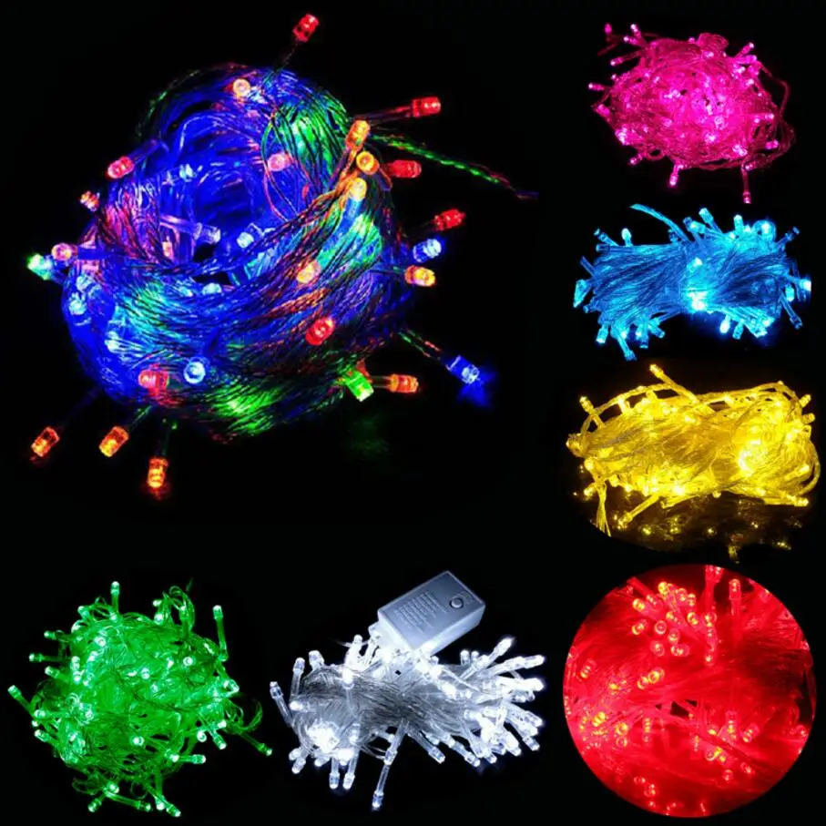 9 meters of LED Christmas lights series of decoration to the hotel