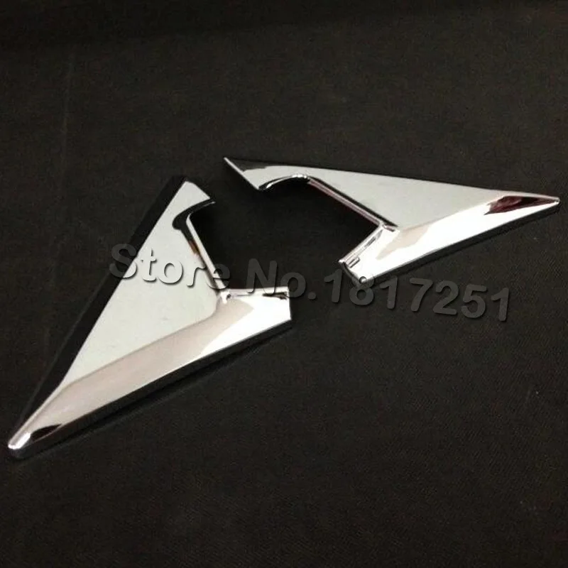 

for 2014 2015 Nissan Rogue X-trail 2pcs Stainless Steel Window Frame Trim window triangle trim cover Car Styling Accessories