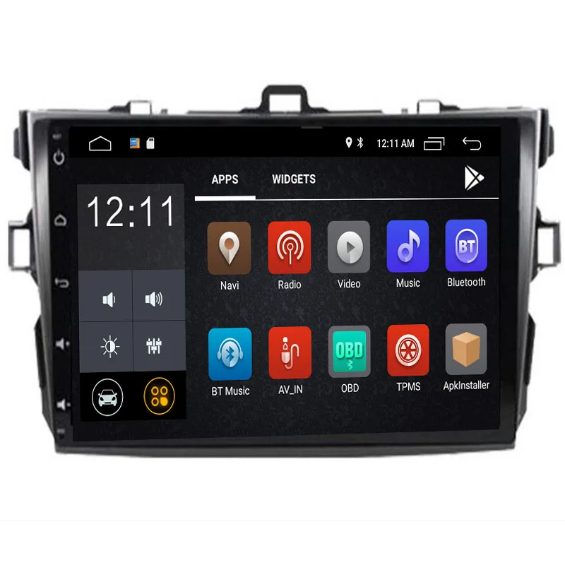 cheap 2019 New come ! Android 8.1 8.0 Octa Core 8 core PX5 PX30 Fit TOYOTA Corolla 2007 2011 2012 Car DVD Player Navigation GPS Radio