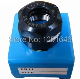 , 3pcs ER11 collets 3.175mm, 4mm, 6mm +1pc ER11A Nut for CNC milling lathe tool and spindle motor