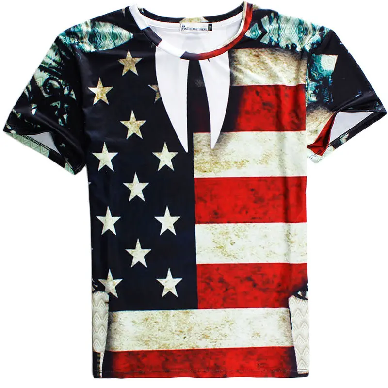 Online Buy Wholesale usa flag shirt from China usa flag