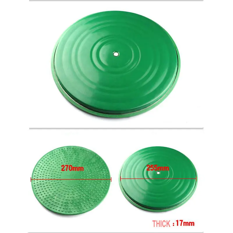 

HQ SS7 270MM Green Color Rubber Lazy Susan Turntable Dining Table Swivel Plate
