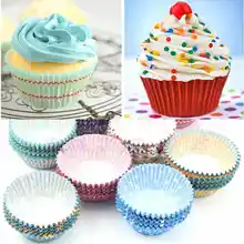 Новинка 100 шт. сладкий дизайн Рождественская вечеринка Свадебный кекс инструменты мини пакет бумажная форма для выпечки