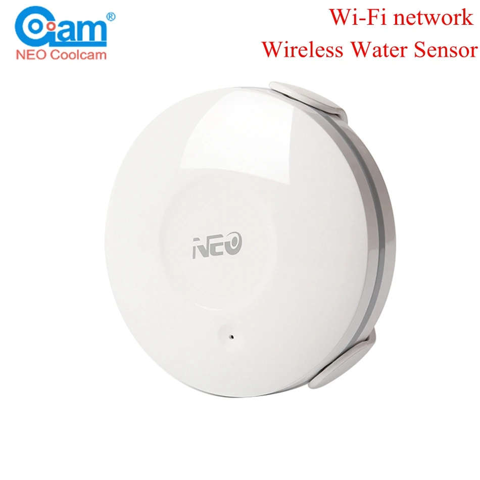 

2018 NEO COOLCAM Smart WiFi Water Sensor Flood Leak Detector Alarm APP Notification Alert No Hub Required Smart Home Automation