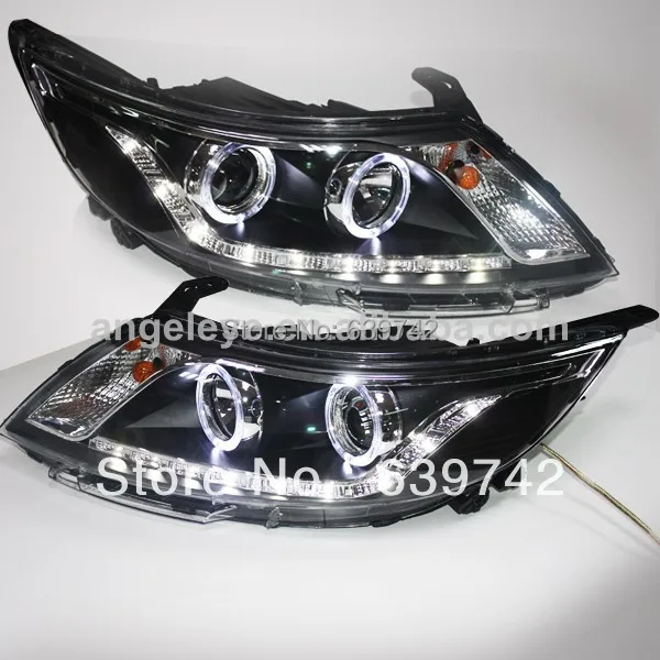 

For 2011-2013 year Rio K2 LED Angel Eyes Head Lamps with Projector Lens