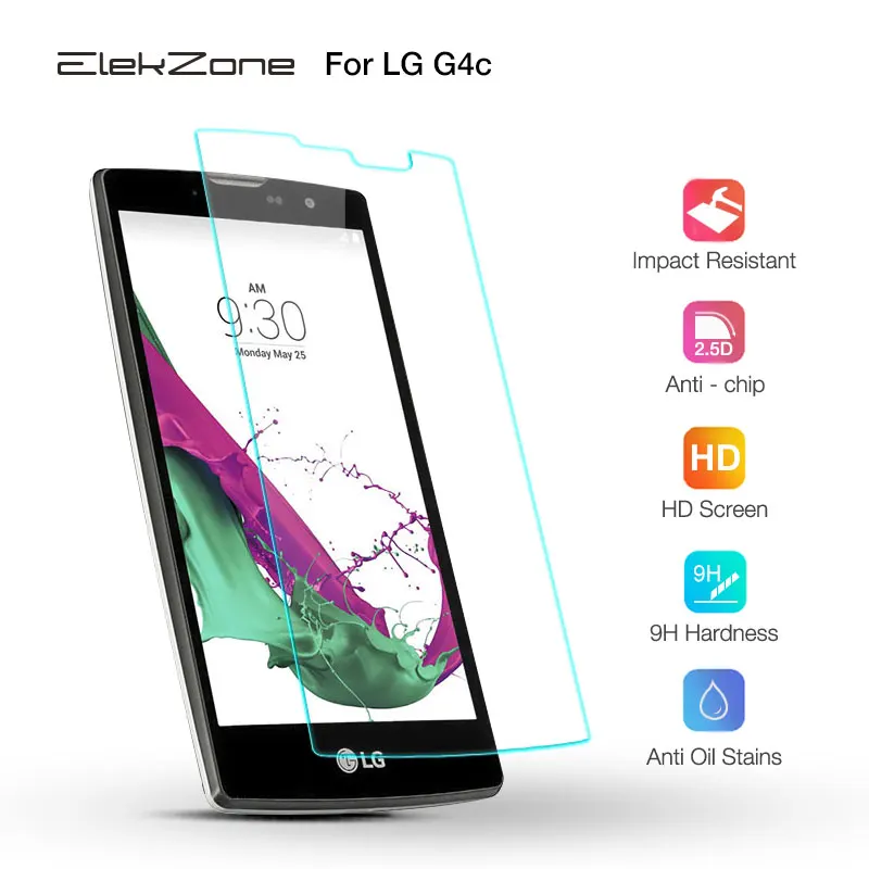 ElekZone 9H Защита экрана для LG G6 Q6 Xpower 2 Защитная пленка V10 G2 G3 G4 mini G4C Magna Nexus 5 5X