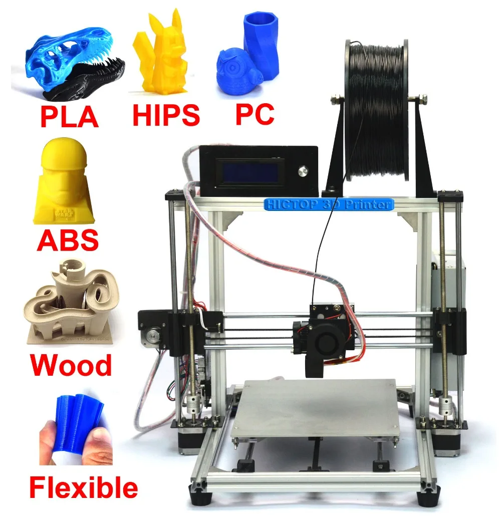  HIC  Auto Leveling High Accurancy DIY Kit  3D Printer with Aluminum Frame 