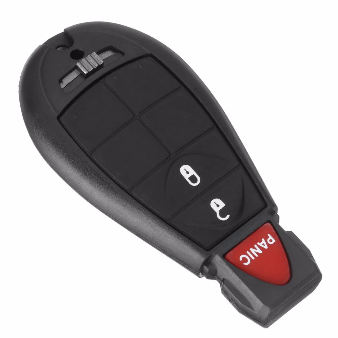 Black 3Button Remote Key Fob Case+Blade For Dodge Grand Caravan Journey 08-14