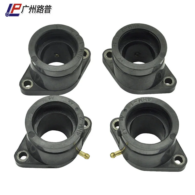 LOPOR 4 шт для Yamaha XJR400 4HM-13586-00 4HM-13596-00 93-00 МОТОЦИКЛ КАРБЮРАТОР и впускной коллектор
