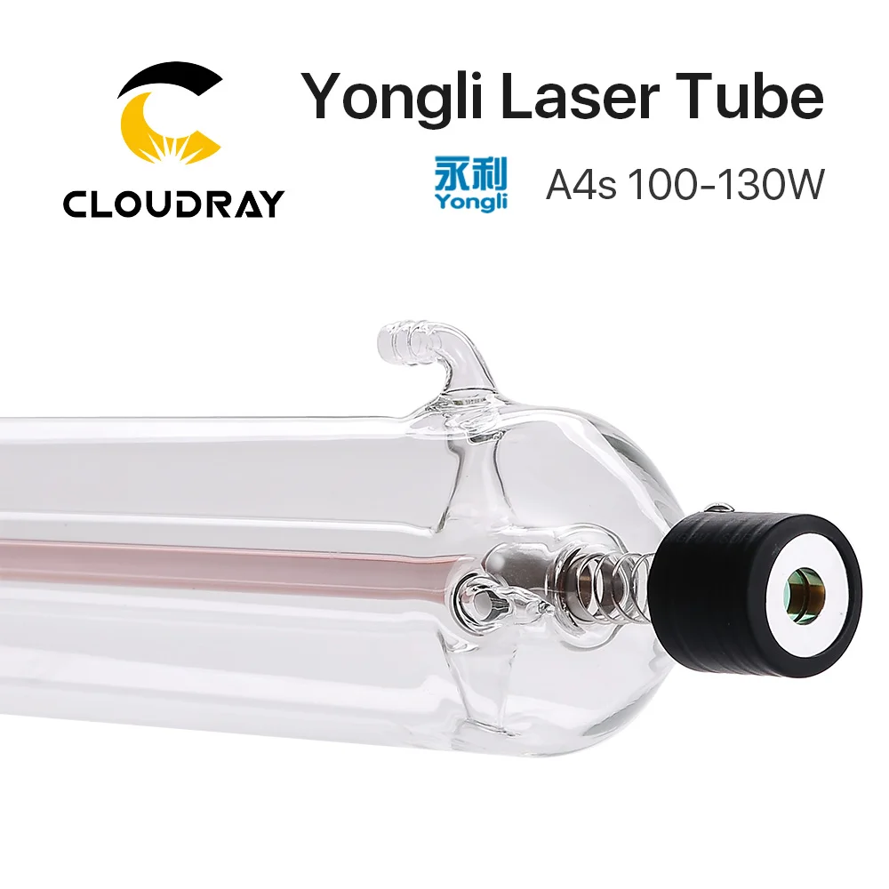 Cloudray Yongli A4s 100 Вт CO2 лазерная трубка деревянная коробка для упаковки длина 1450 Dia. 80