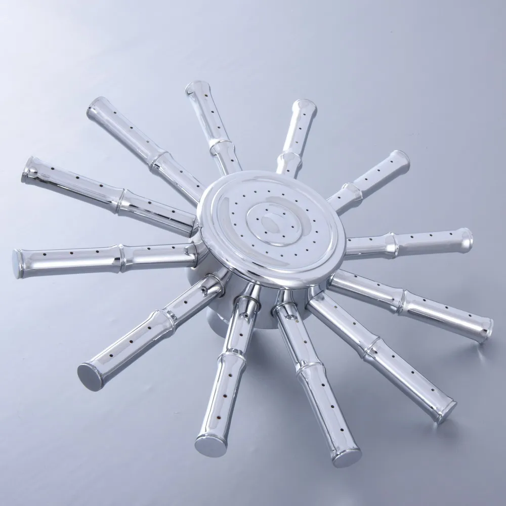 Chrome Rainfall Showerhead Bathroom Shower Faucet Head Rain Shower Head Bathroom Top Sprayer Ksd230