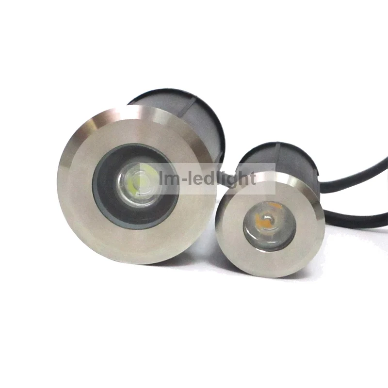 

12V LED underground light dia42mm 52mm 62mm 1W LED floor recessed lights IP67 stair light free ship 10pcs