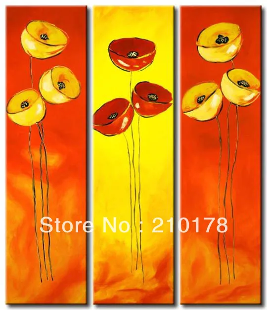 

handmade oil painting on canvas modern 100% Best Art Flower oil painting original directly from artis FL3-159