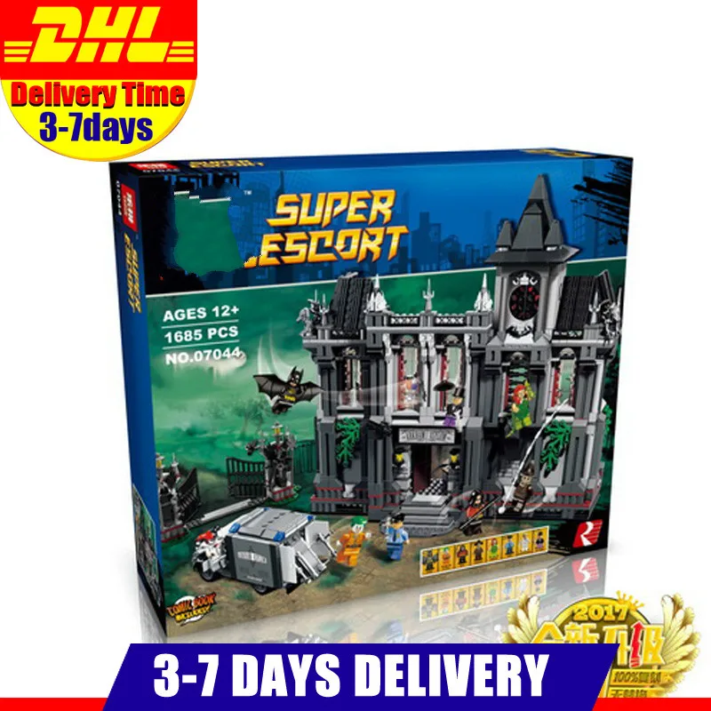 

Educational 070441685 pieces Batman asylums setchildren educational building blocks bricks toys Compatible with Legoinglys 10937