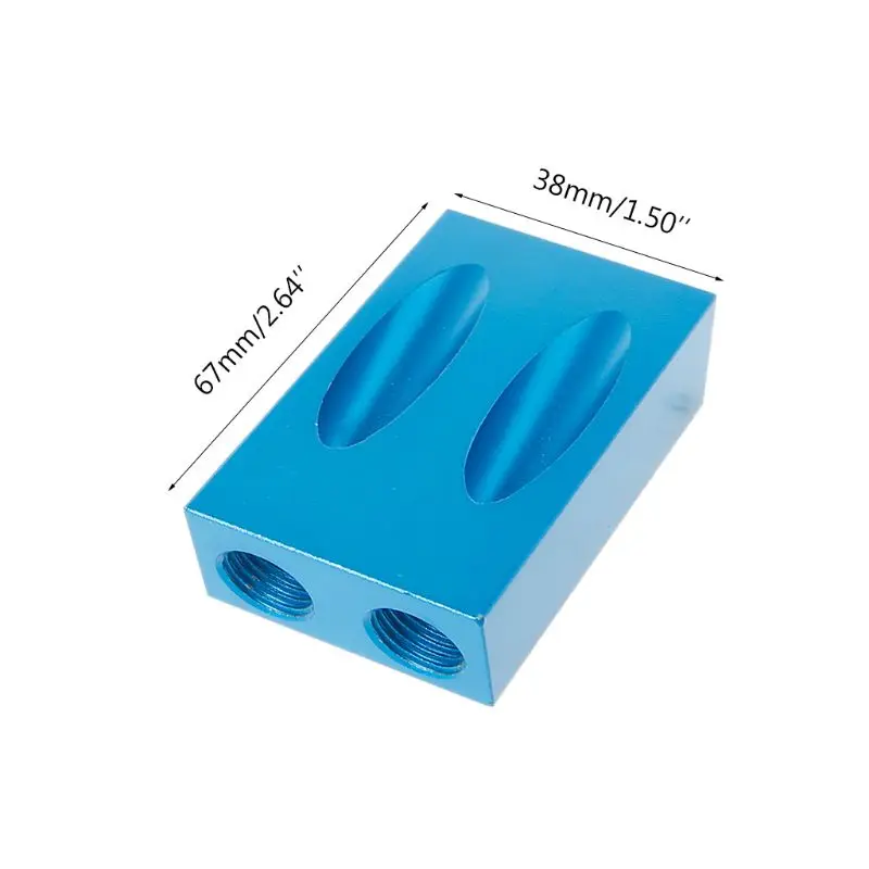 14pcs/set 6/8/10mm Oblique Hole Locator Positioner Drilling Bits Jig Clamp Woodworking Kit Aluminum Alloy Hole Locator
