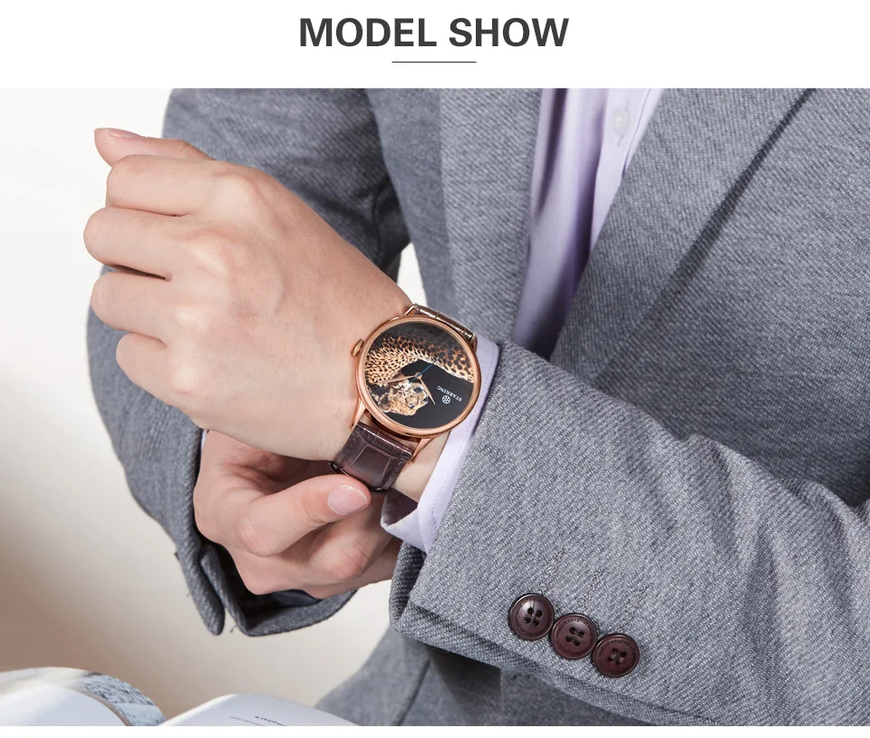 Starking nova chegada moda masculina relógio automático