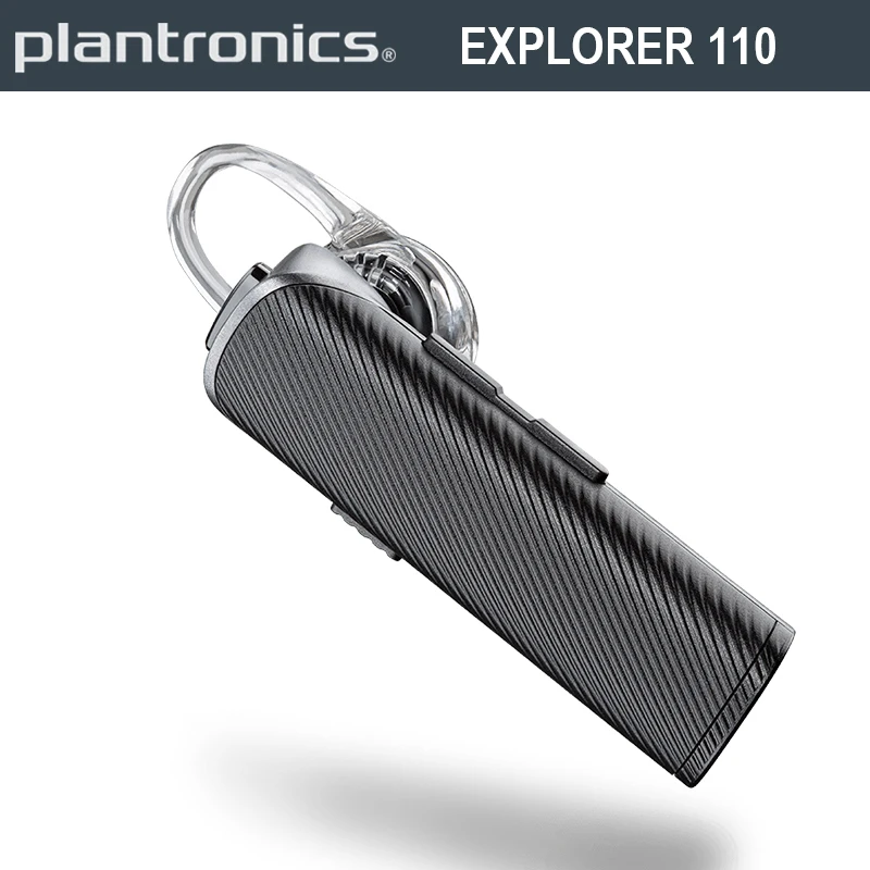 

Plantronics Explorer 110 Bluetooth Wireless Earphone Voice Dialing With Headset Holder In-car Charging Mic For SmartPhone Calls