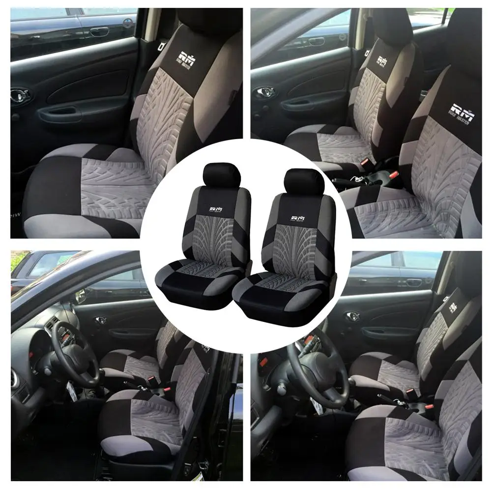 Вышивка сиденья Универсальный подходит для большинства автомобильных сидений внутренние аксессуары, сиденье черный протектор