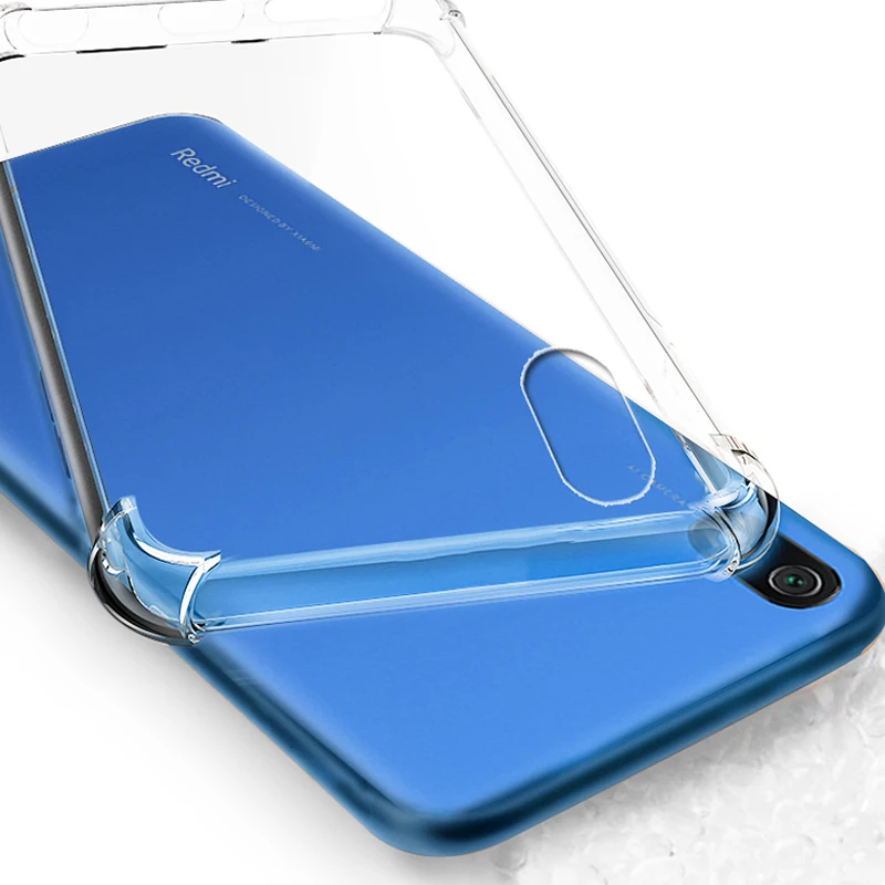Прозрачная задняя крышка YUETUO для телефона чехол xiaomi redmi 7 7a note 7s pro a s силиконовые