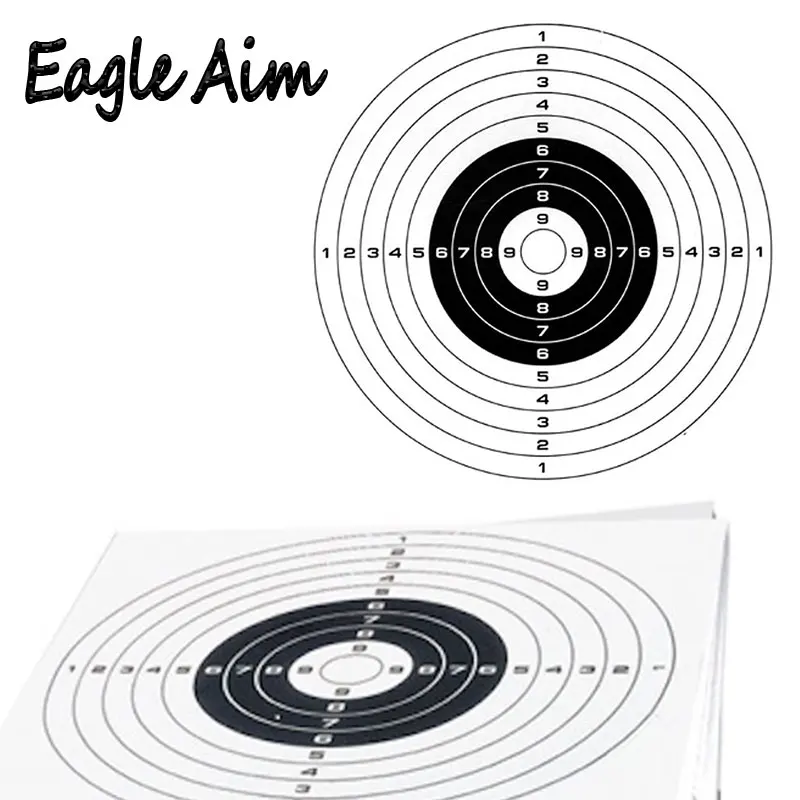 

Airsoft Plastic BBS 40 Pcs /Lot Target Paper Pack 5.5''x5.5''(14x14cm)--For Paintball, Airgun Lead Pellet, Slingshot Steel BBs