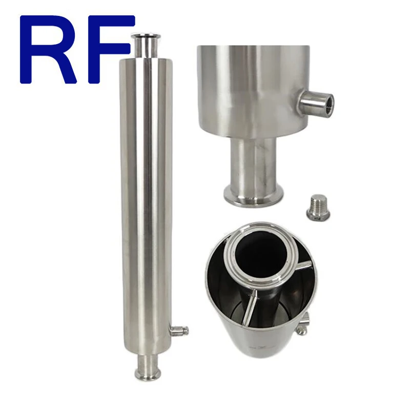 

RF Clamp 3"x12" Jacketed Spool, Outer Sleeve 5"x9" with 1pc 1/4" FNPT Sanitary SS304 BHO Closed Loop Extractor Spare Parts