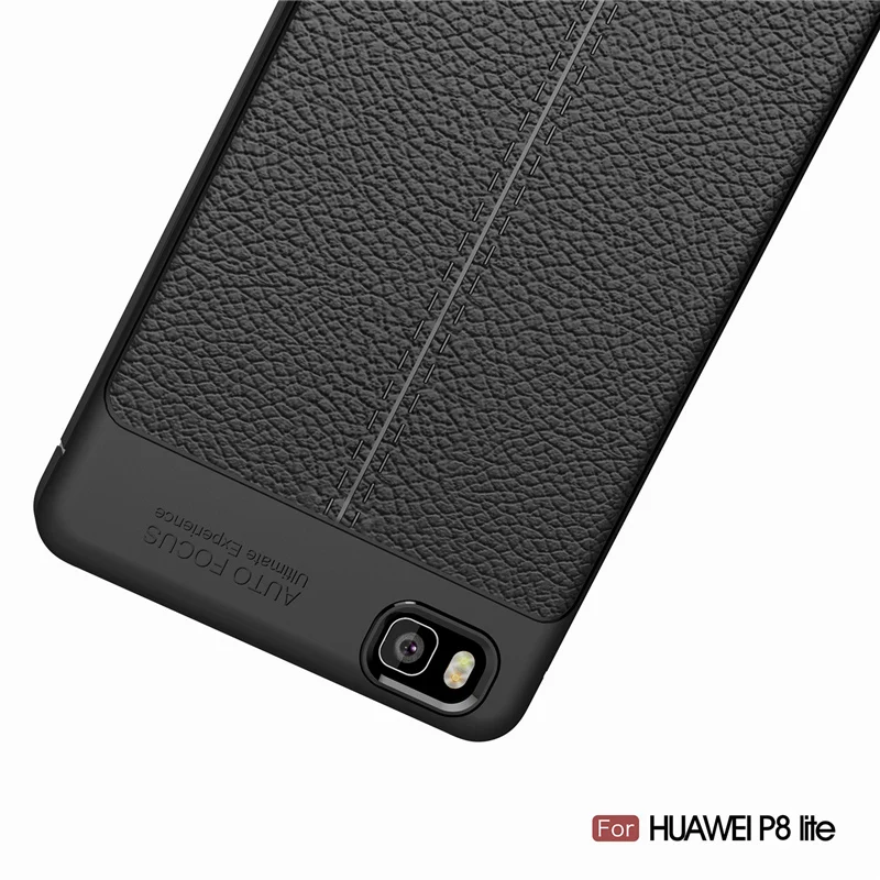 Litchi cortex silicone case for Huawei P8 lite  (12)