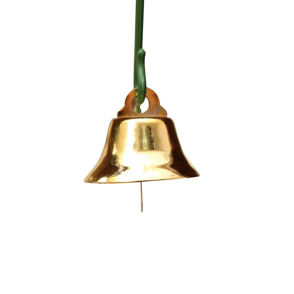 gold color 10Pcs Cute Stainless Steel Bells Christmas Pendants Ornament Decor Gold/Silver Home Supply Christmas Lights Supply Xmas Lights - Цвет: gold color