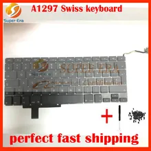 Swiss keyboard for macbook pro 17” A1297 Swiss Switzerland keyboard without backlit backlight 2009 2010 2011year