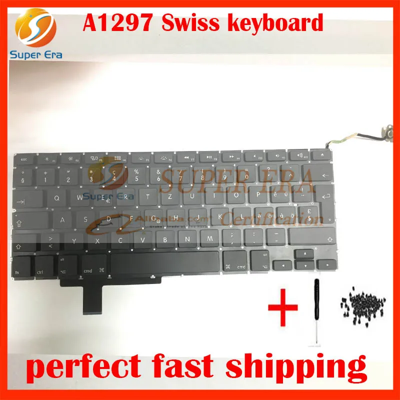 Swiss keyboard for macbook pro 17'' A1297 Swiss Switzerland keyboard