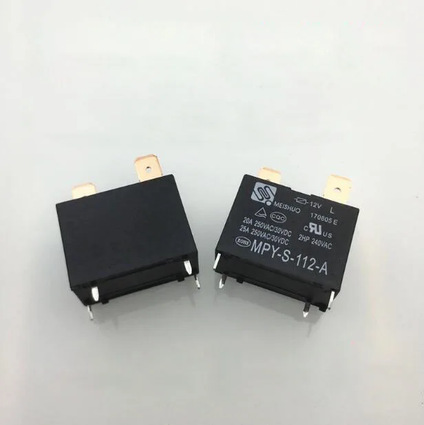 Новый кондиционер водонагреватель 12 В реле MPY S 112 A MPYS112A 12VDC 12В DC12V 25A 250VAC 4pin|Реле| |