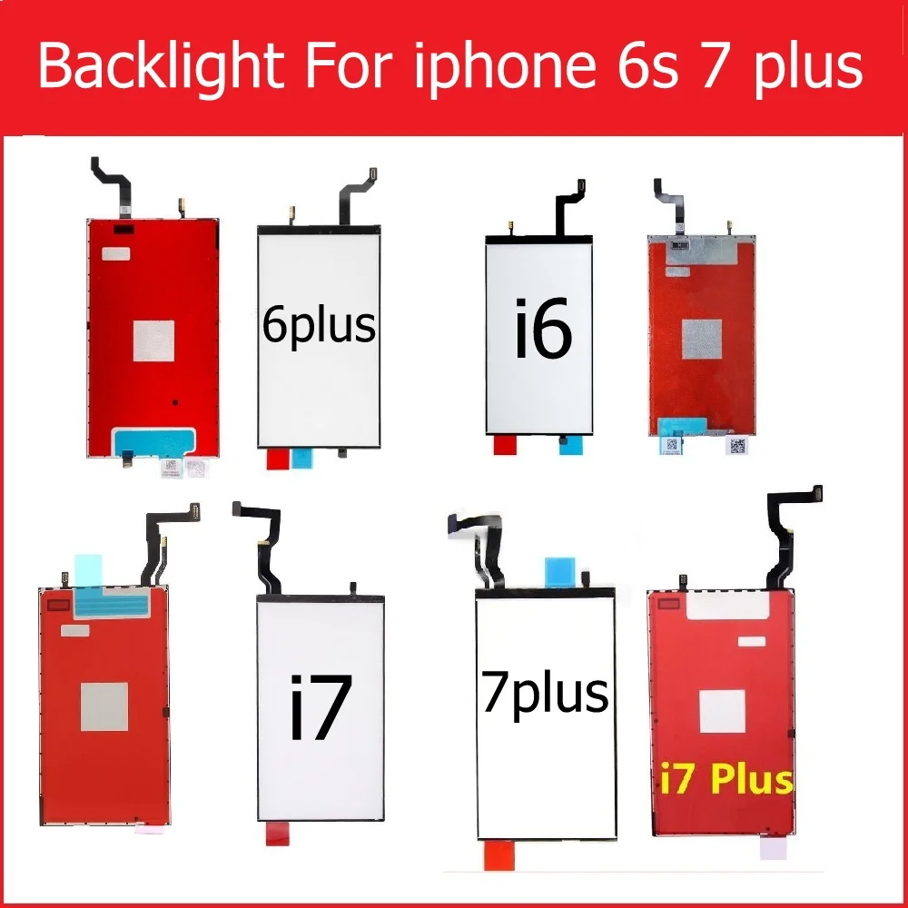 ЖК-дисплей Подсветка Панель для iPhone 6s 7 8 plus ЖК-экран подсветка пленка с 3D