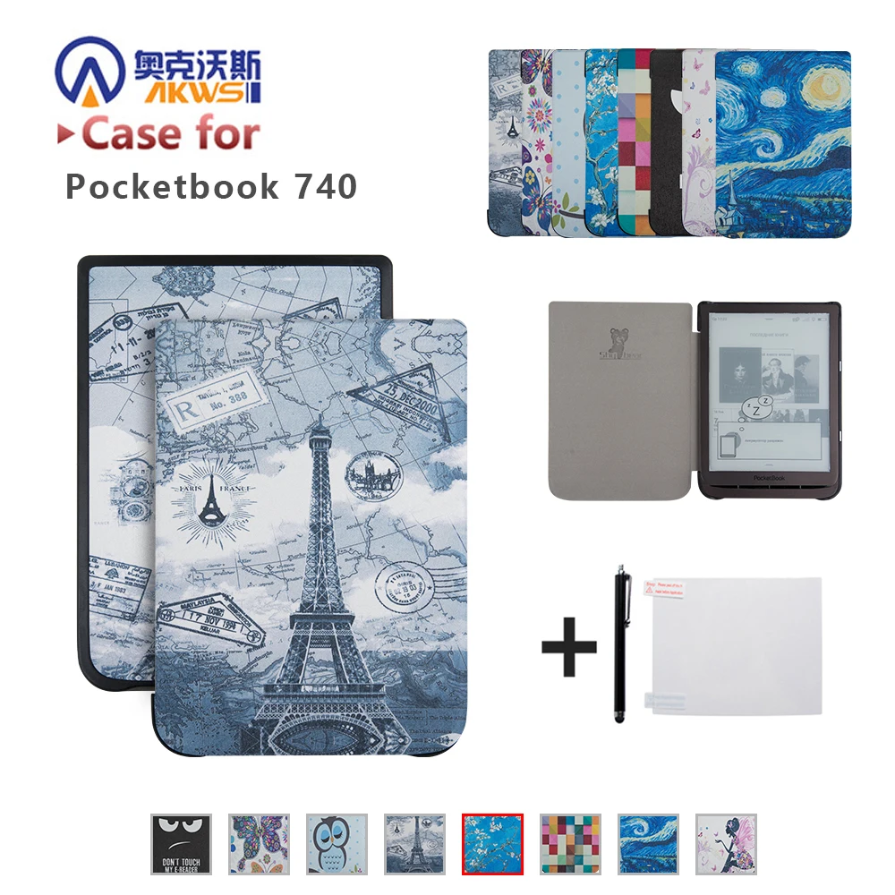 Чехол для PocketBook 740 Обложка Pocketbook InkPad Pro 3 7 8 дюйма тонкая кожаная электронная книга