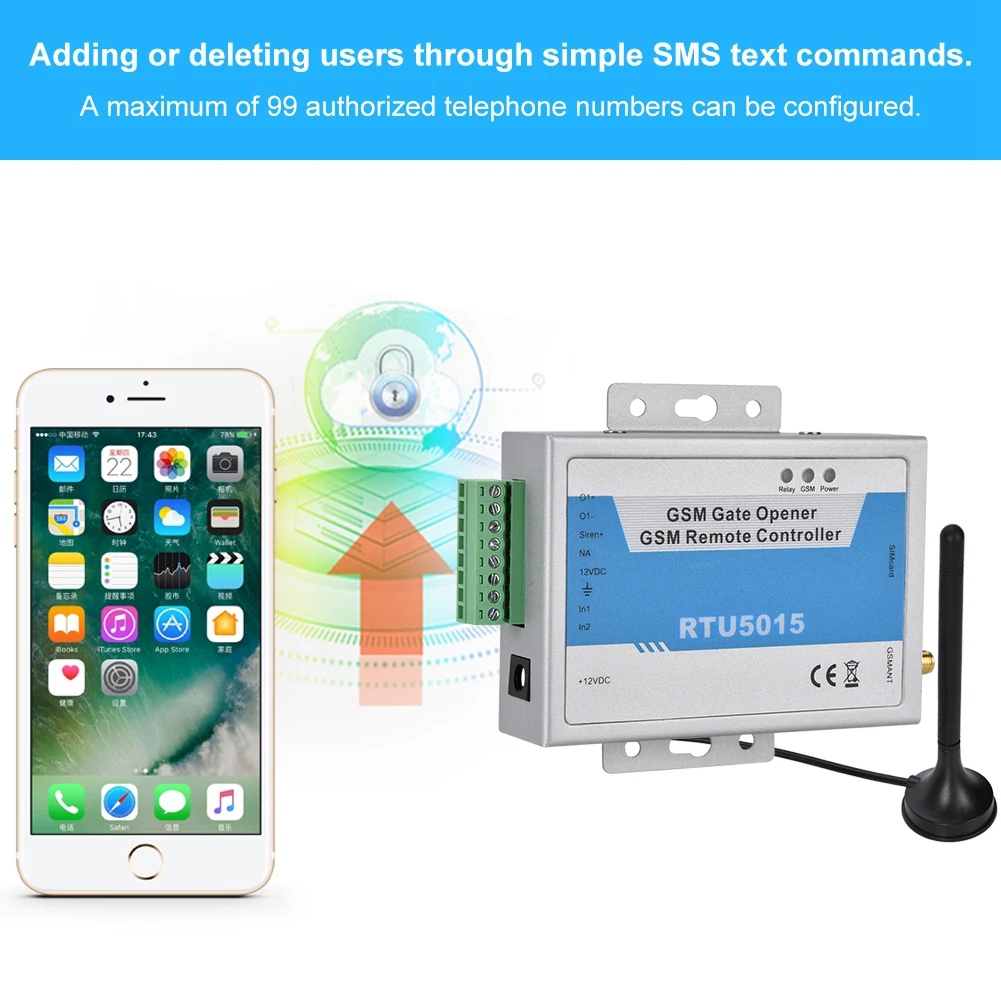GSM ворота двери управление устройством открывания с SMS дистанционное управление сигнализации мобильный телефон приложение GSM управление ler