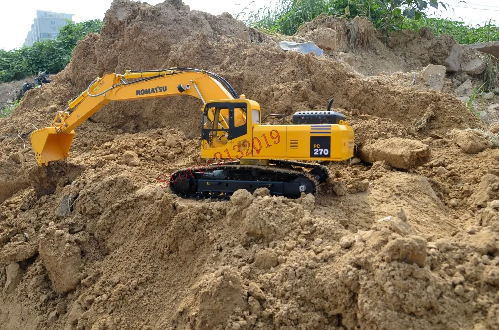 Готово к работе! Модель экскаватора Komatsu Rc 1/12|rc excavator|excavator modelrc model excavator |