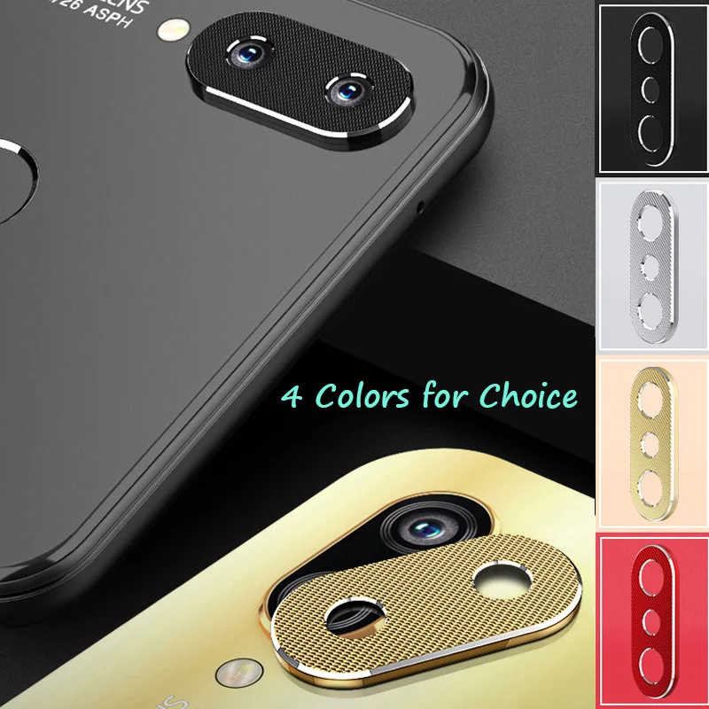 Защитный чехол для задней камеры с алюминиевым кольцом Huawei P20 Lite Nova 3 3i 3e Honor Play