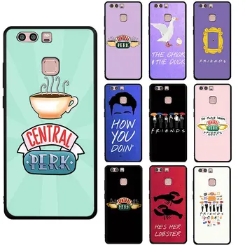 Central Perk Coffee friends tv show Soft phone cover case for Huawei P8 P9 P10 P20