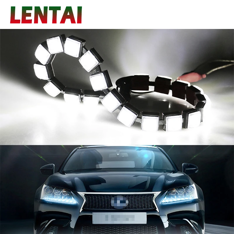 

EALEN 1Set Auto DRL fog lamp Bulb Car LED Lights 12V For Saab honda civic Skoda Octavia A7 A5 Rapid Fabia Yeti Renault Duster