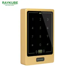 Raykube дверца пароль клавиатуры Водонепроницаемый IPX3 RFID 125hkz Card Reader для двери Система контроля доступа r-t02 Глод