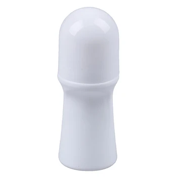 

Hot Sale 5/2/1PCS 30ml Plastic Roll On Bottle White Deodorant Container Essential Oil Perfume Empty Tube