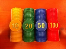 Small entertainment 160 chips mahjong Chess Room digital chips double numerical hot chip